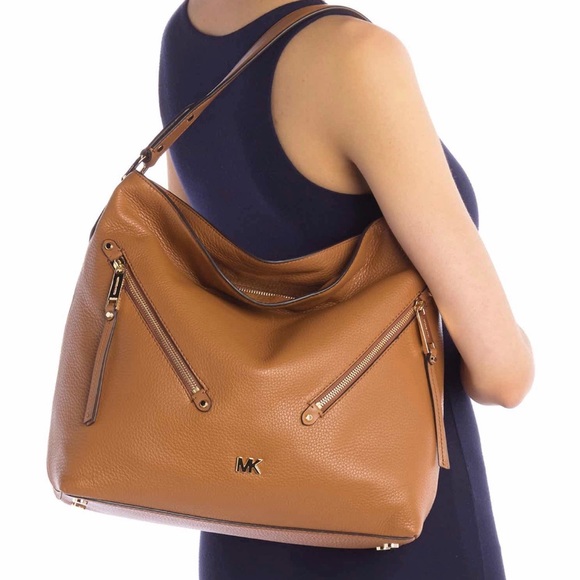 evie pebble leather hobo